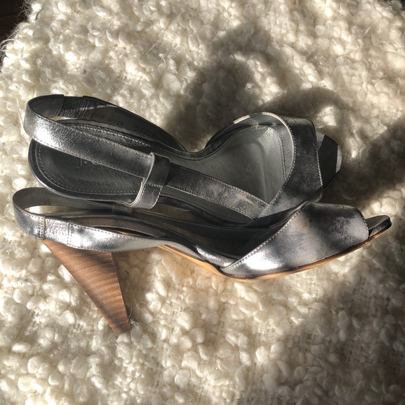 J.Crew Elsa metallic sling backs - Picture 3 of 6